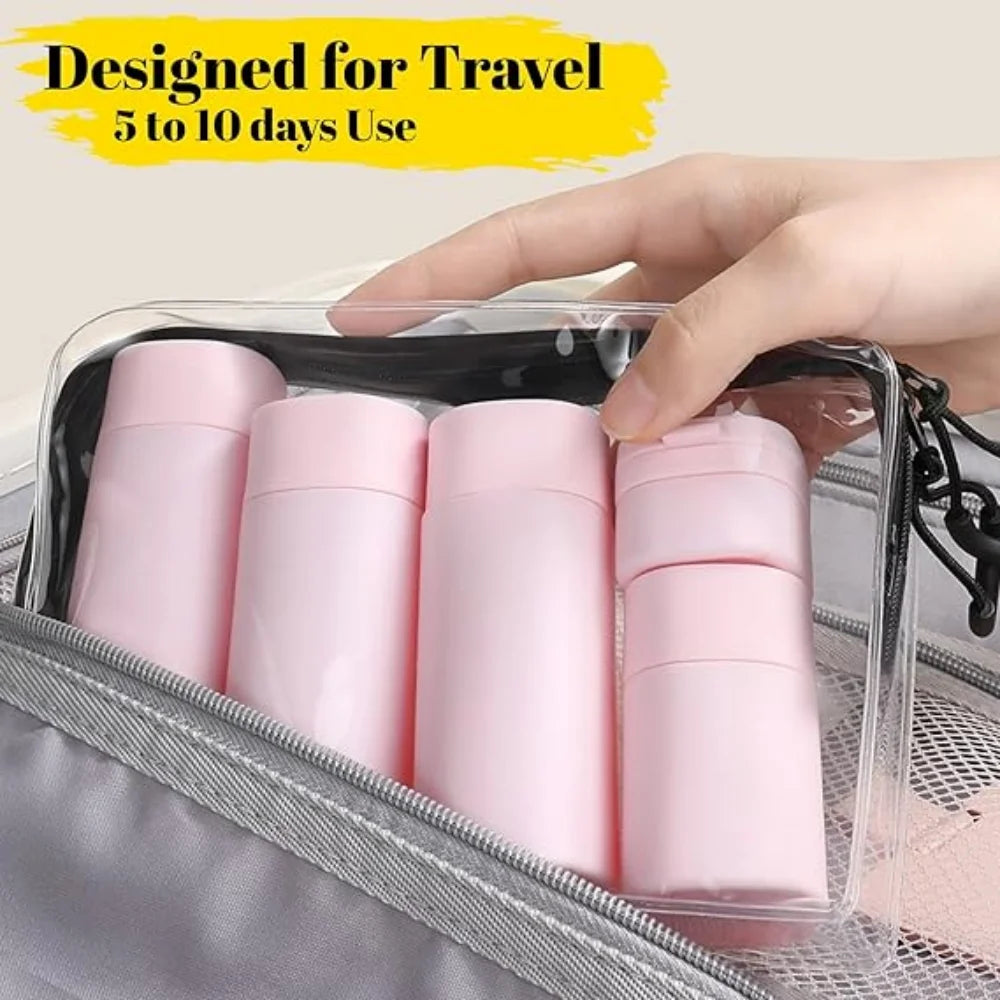 5-Piece Travel Toiletry Bottles Set