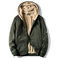Men's Fleece-Lined Zip-Up Hoodie