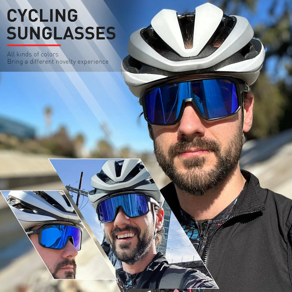SCVCN Cycling Sport Sunglasses – UV400 MTB Bike Goggles (Unisex)