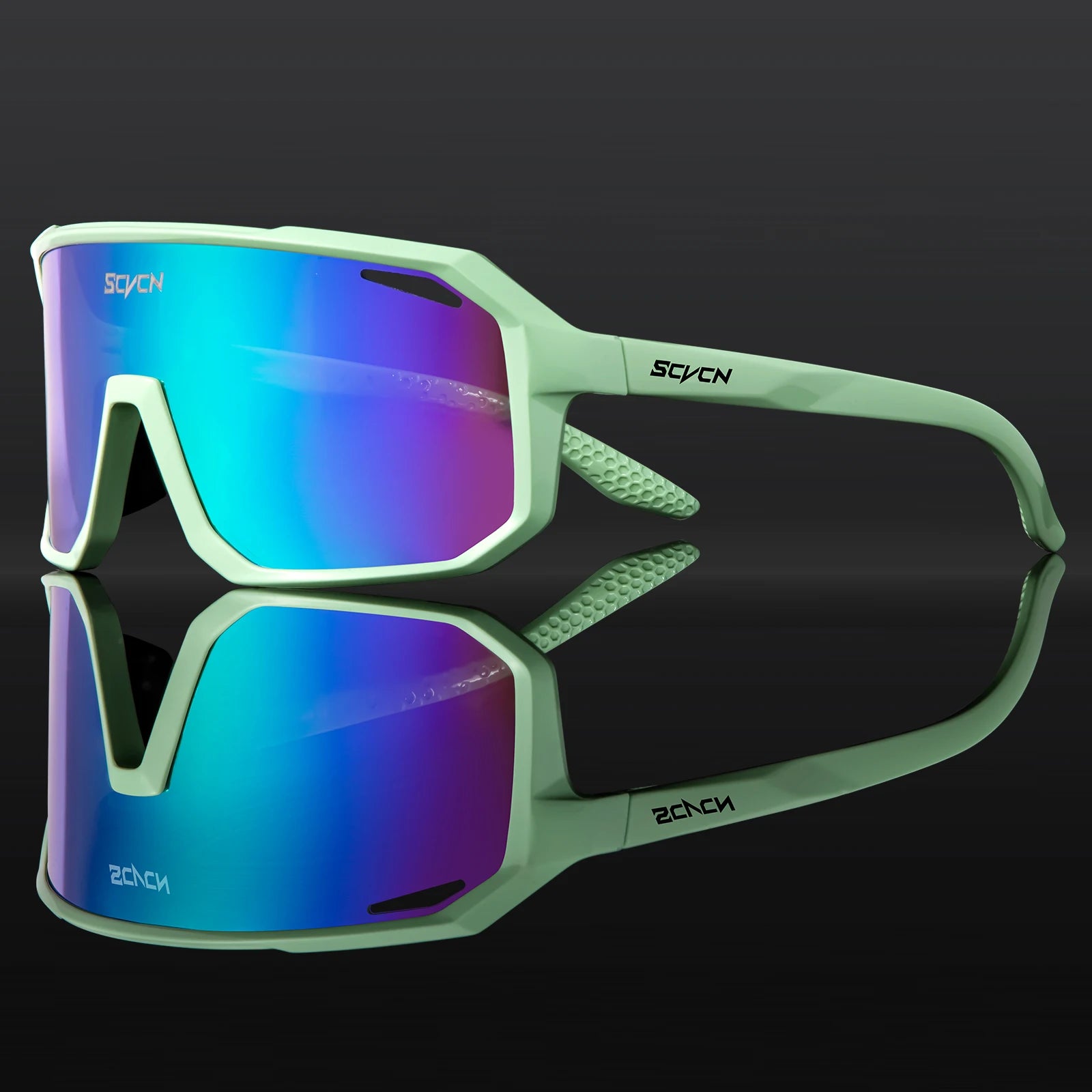 SCVCN Cycling Sport Sunglasses – UV400 MTB Bike Goggles (Unisex)