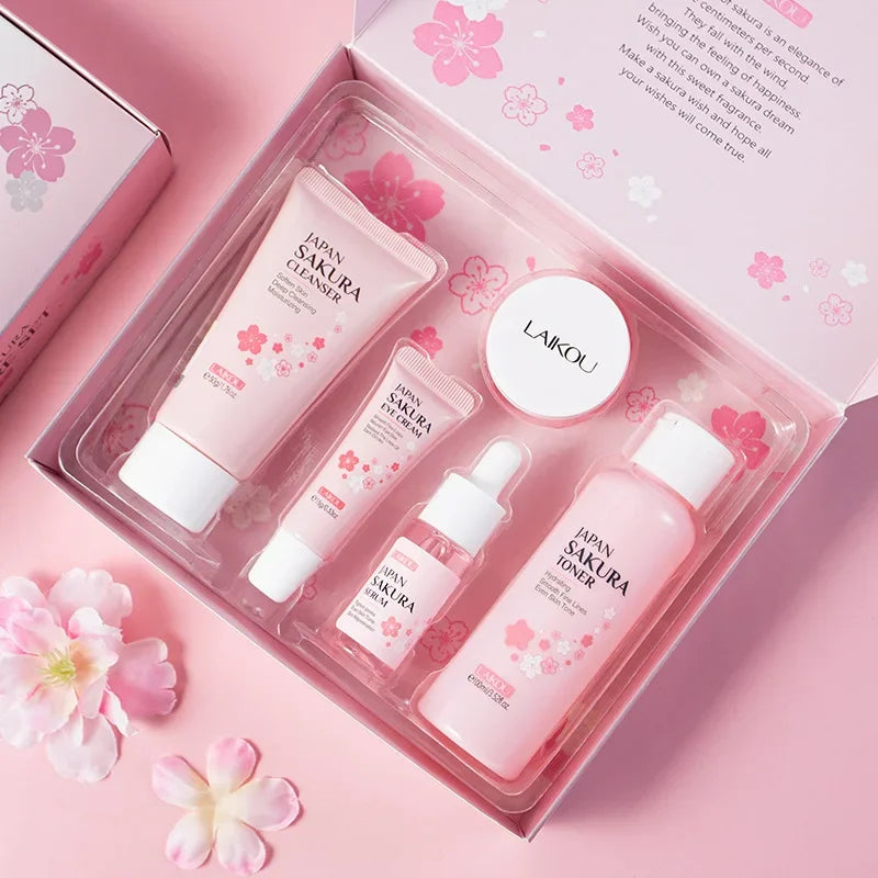 LAIKOU Sakura 5-Piece Skin Care Set - Free Delivery