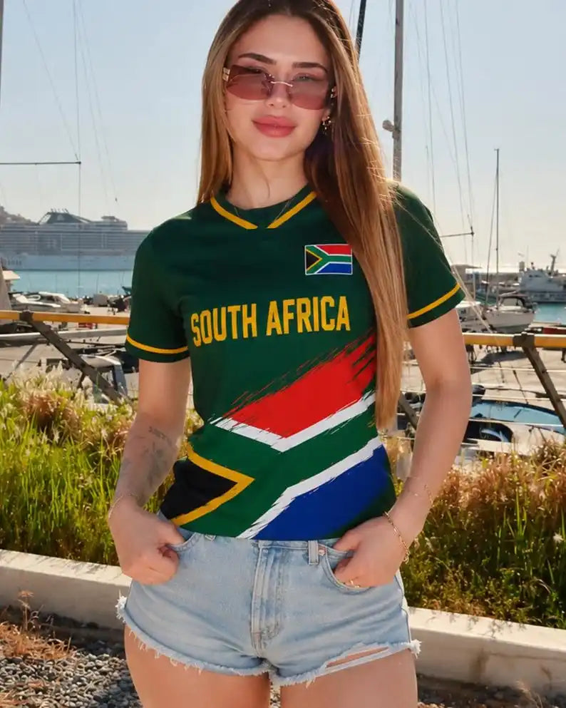 South Africa Women's Soccer Fan T-Shirt