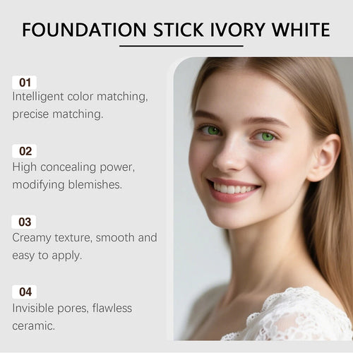 2-in-1 Colour-Changing Foundation Stick – All Skin Types