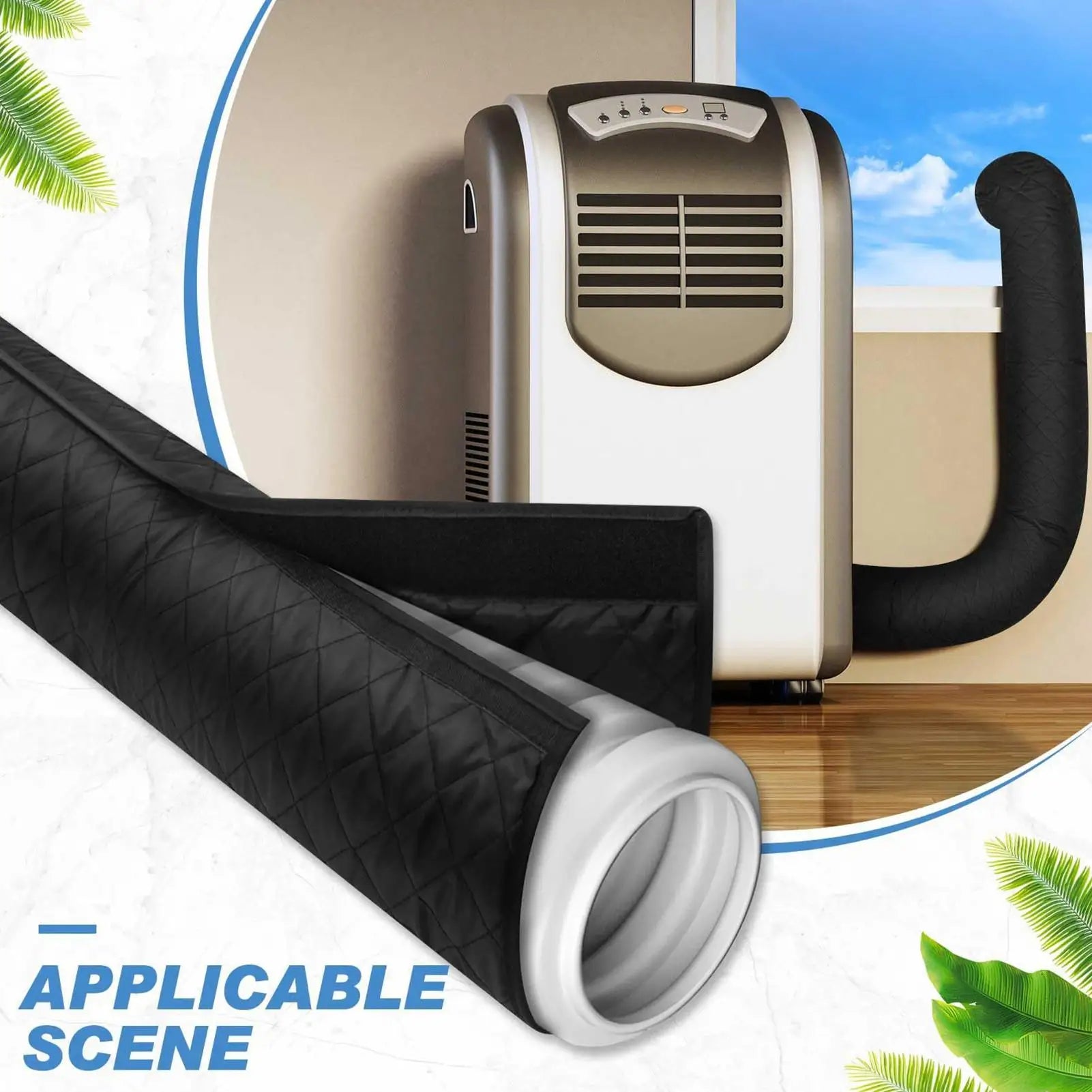 Portable AC Hose Insulation Cover