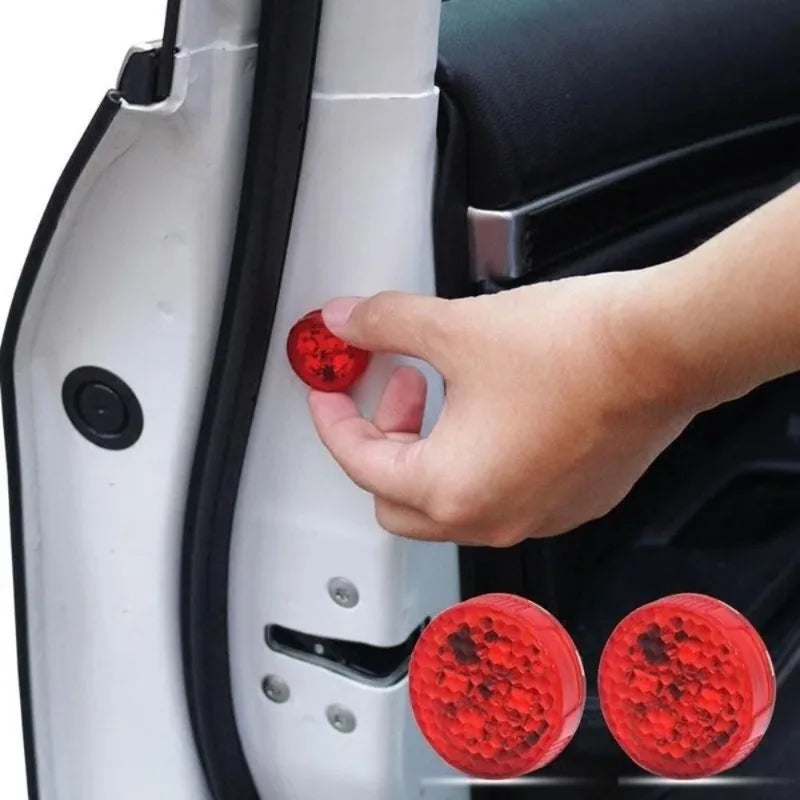 LED Car Door Warning Light – Wireless Anti-Collision Strobe (2pcs)