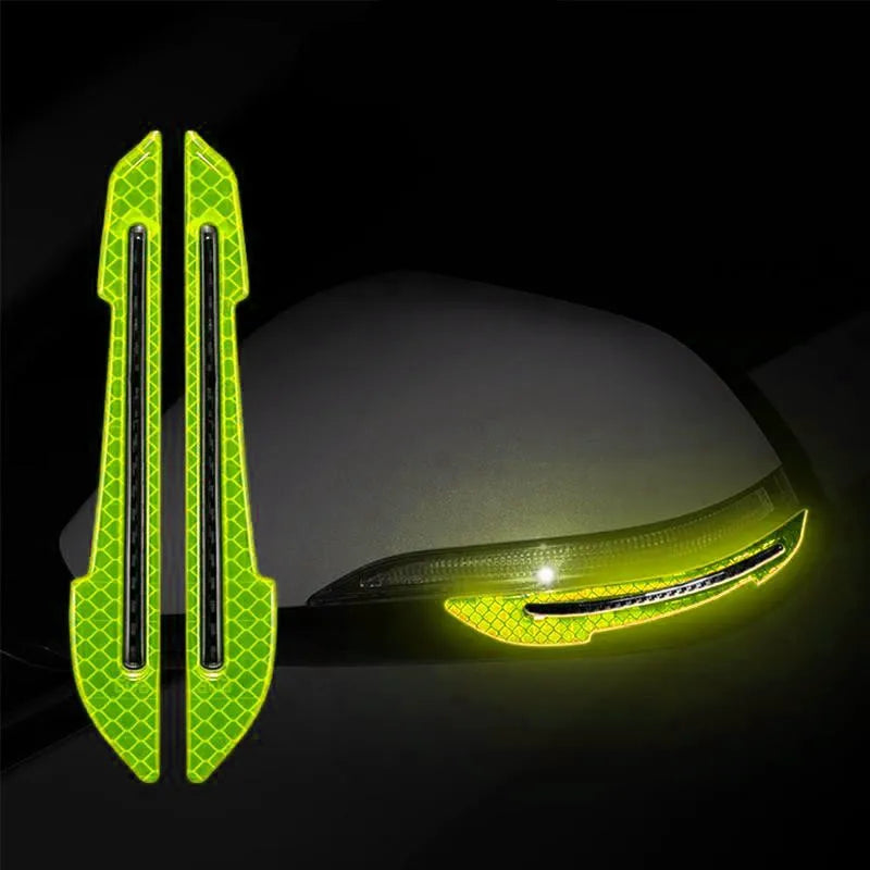 Car Reflective Safety Stickers – Wheel Hub, Door & Rear Warning Tape