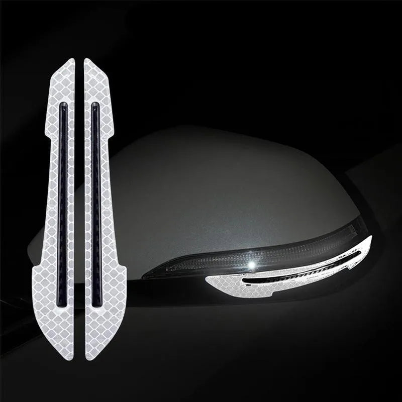 Car Reflective Safety Stickers – Wheel Hub, Door & Rear Warning Tape