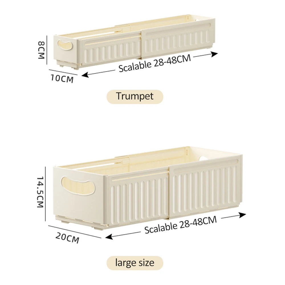 Retractable Kitchen Storage Basket