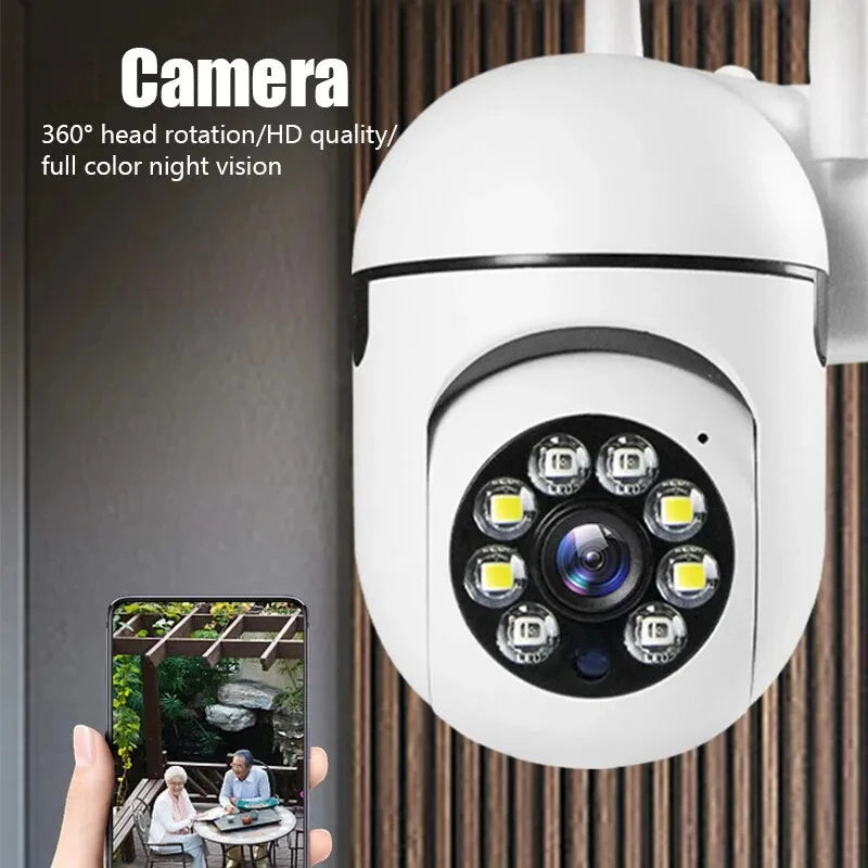 FireFrog A7 WiFi Security Camera – 1080P, 360°, Night Vision, Two-Way Audio