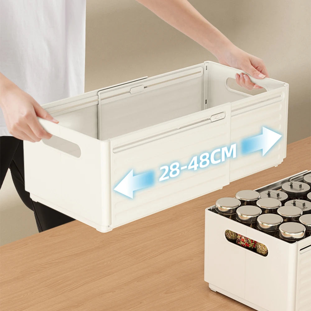 Retractable Kitchen Storage Basket
