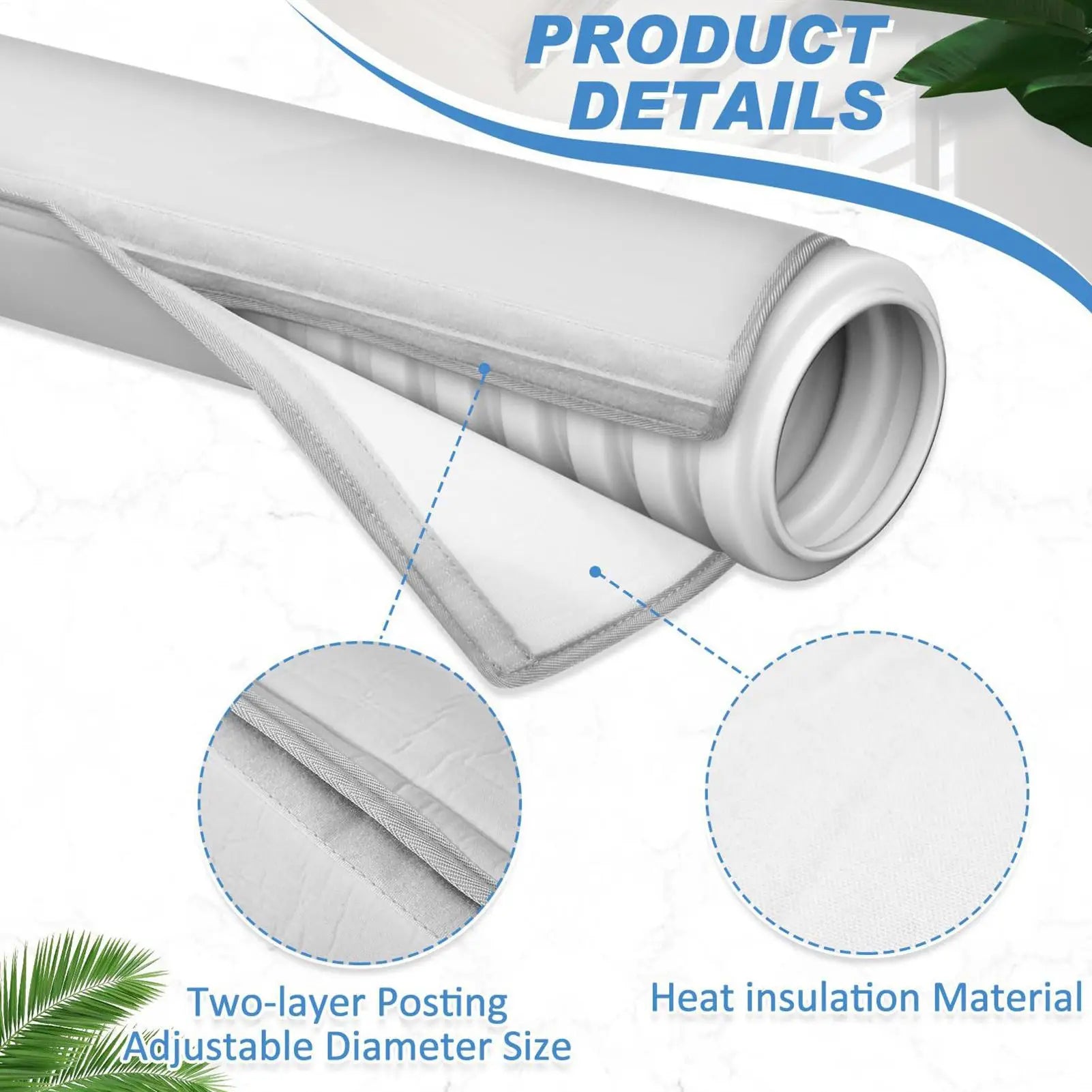 Portable AC Hose Insulation Cover