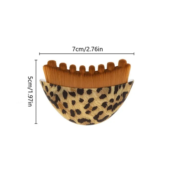 Ergonomic Facial Massage Brush – Dry Brush for Face & Jawline