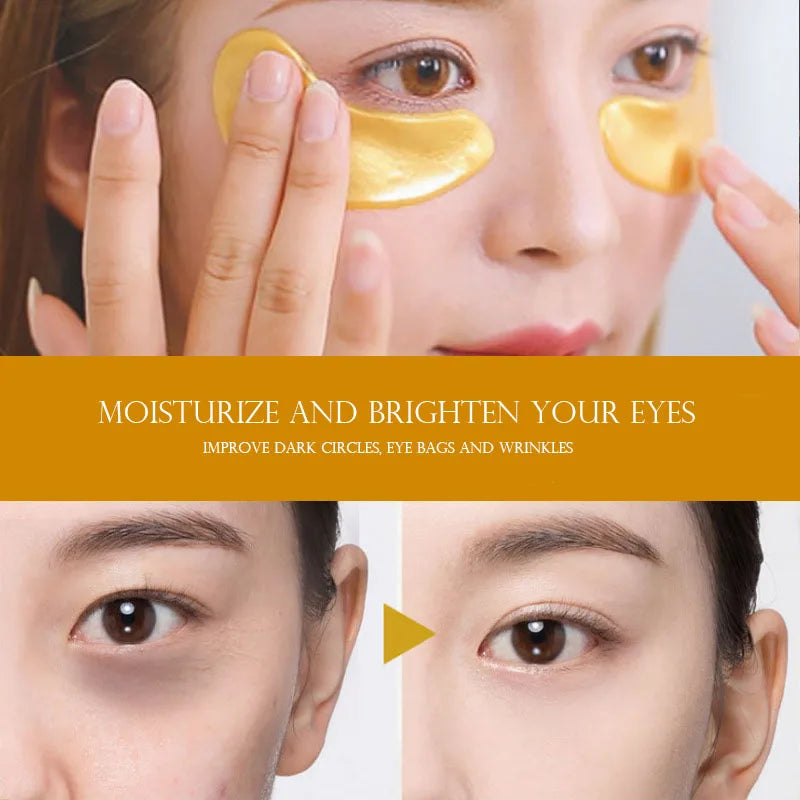 Gold Collagen Eye Masks – 100 Pieces (50 Pairs) Anti-Ageing & Moisturising