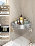 Drill-Free Aluminum Wall Shelf
