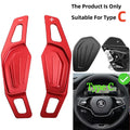 Aluminum Alloy Paddle Shifters for Skoda Octavia MK4 / ENYAQ / Karoq / Kodiaq (Type C)