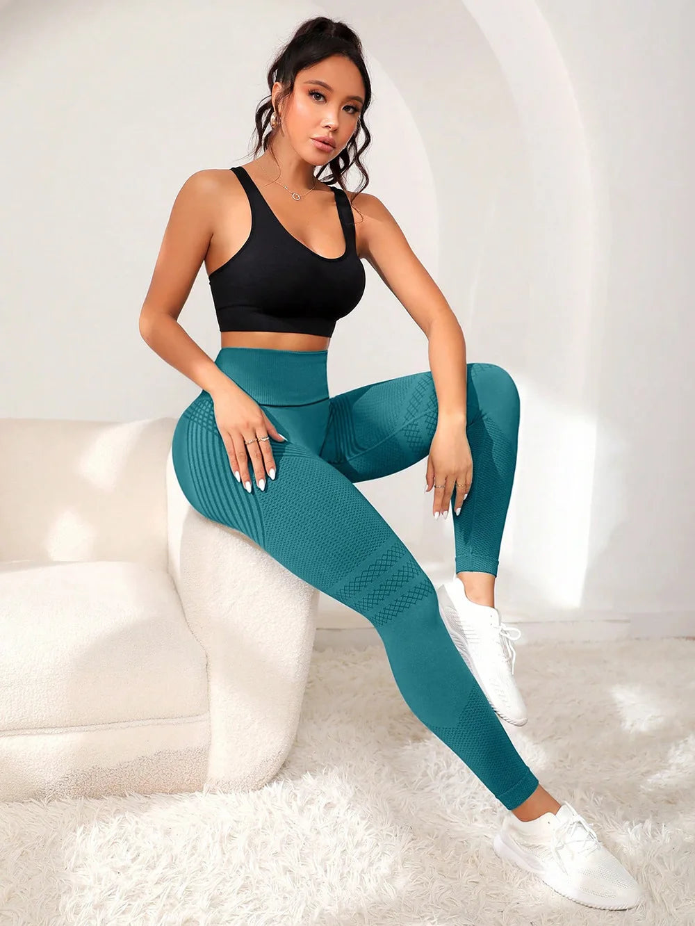 Women's High Waist Slim Fit Yoga & Running Pants