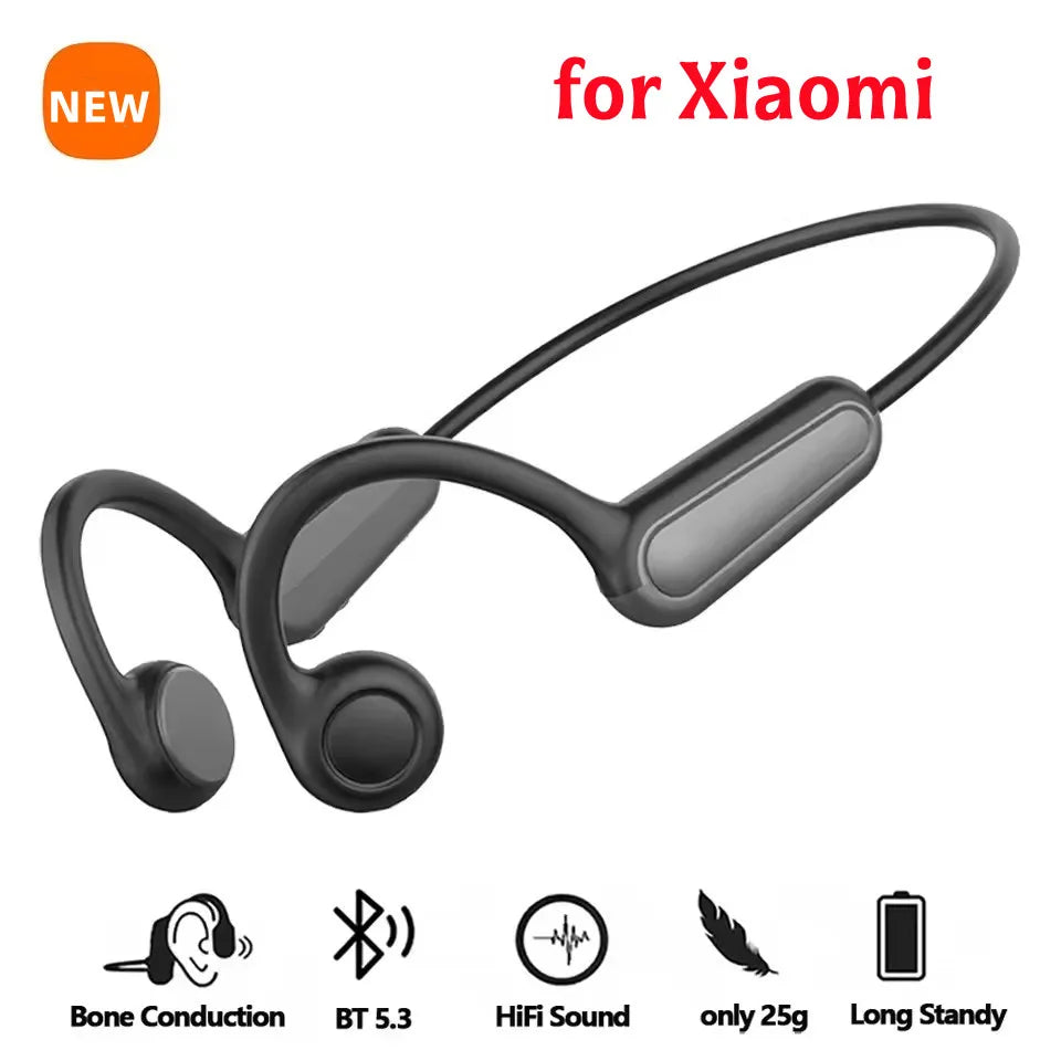 Bone Conduction Sport Headphones – Wireless Bluetooth 5.0 with Mic
