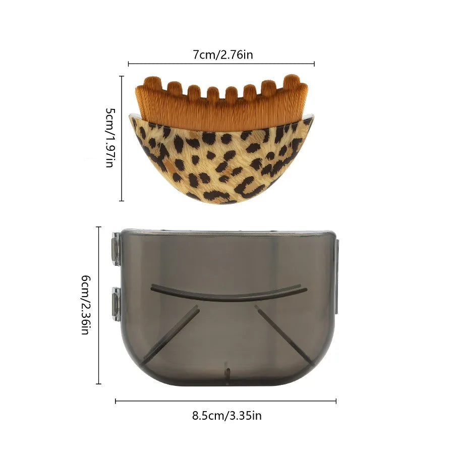 Ergonomic Facial Massage Brush – Dry Brush for Face & Jawline