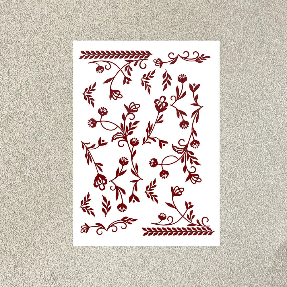Henna Temporary Tattoo Stickers – Waterproof Body Art