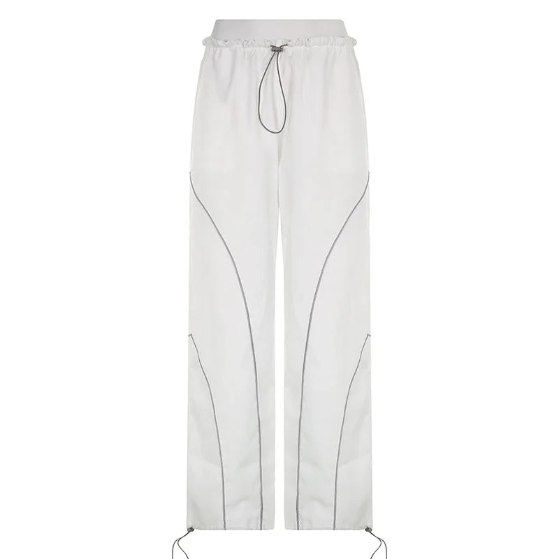 Women's Baggy Harem Sweatpants – Y2K Wide Leg