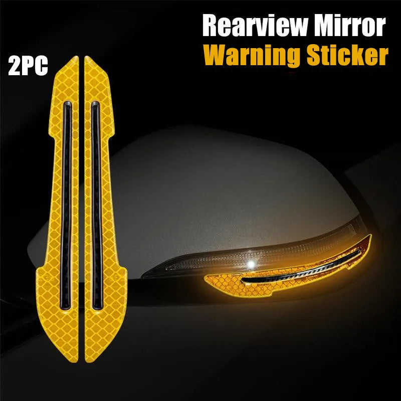 Car Reflective Safety Stickers – Wheel Hub, Door & Rear Warning Tape