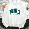Vroue se Y2K Brooklyn Letter Print Trui