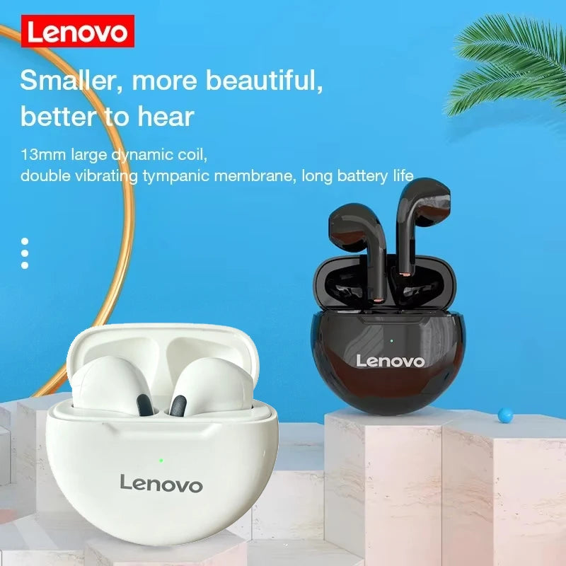 Lenovo HT38 TWS Wireless Earbuds – HiFi Stereo, Fast Charging, Sweatproof