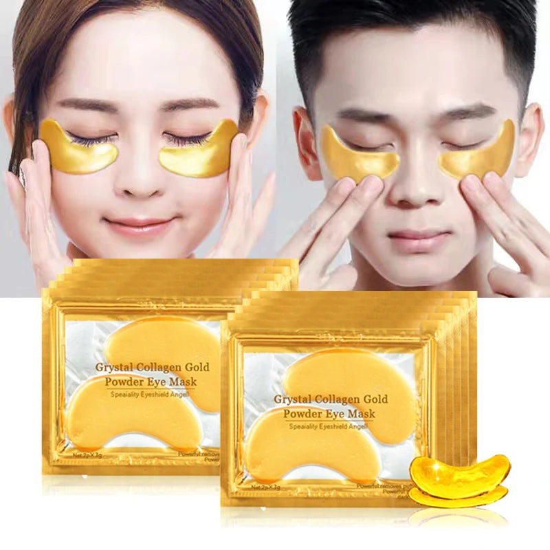 Gold Collagen Eye Masks – 100 Pieces (50 Pairs) Anti-Ageing & Moisturising