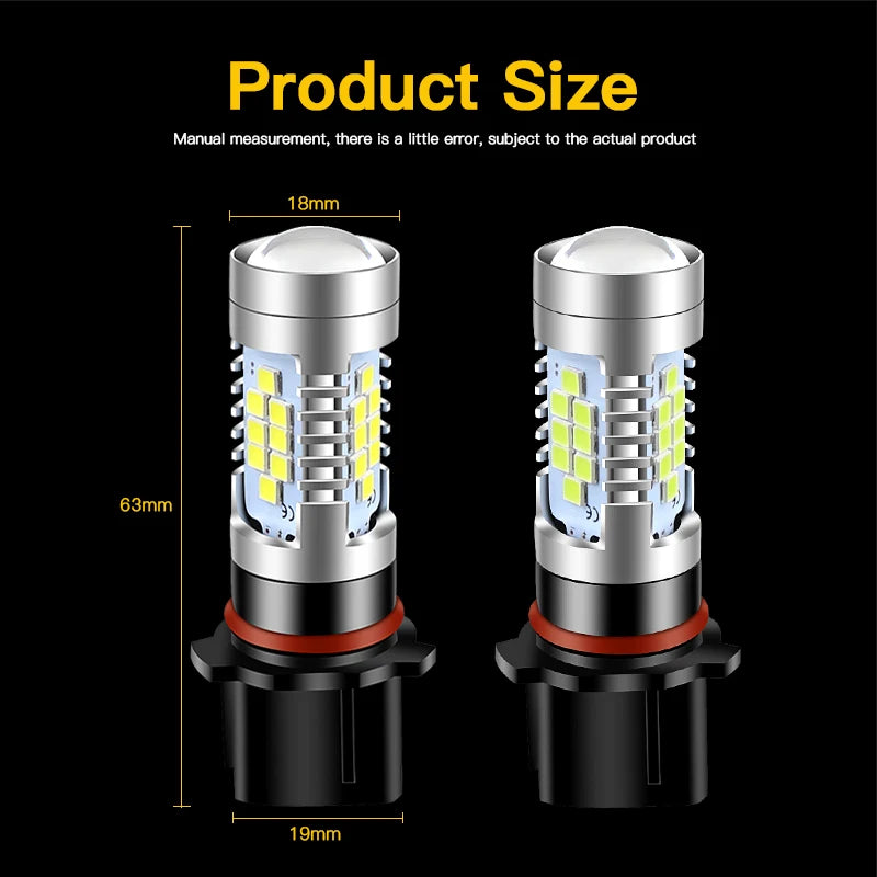 P13W LED DRL Bulbs 2-Pack