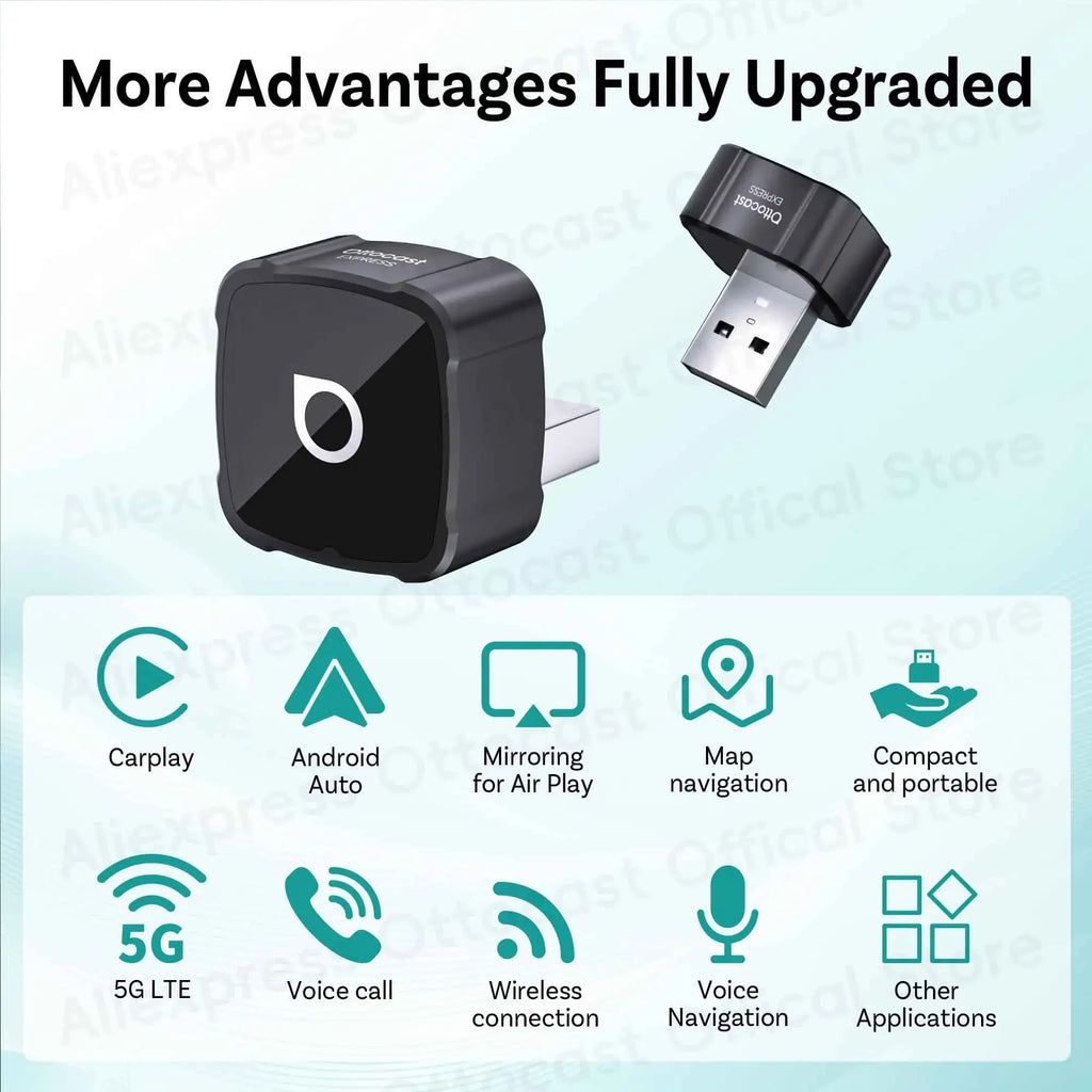 Ottocast Mini Air — 3-in-1 Wireless CarPlay