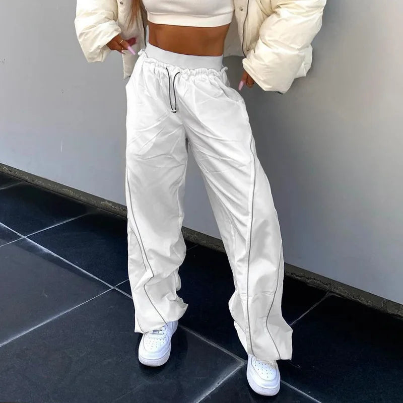 Women's Baggy Harem Sweatpants – Y2K Wide Leg