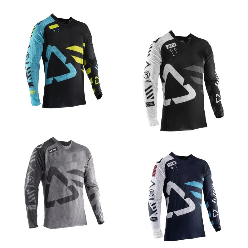 Unisex Long Sleeve Cycling Jersey – Breathable, Quick Dry, 16 Colours