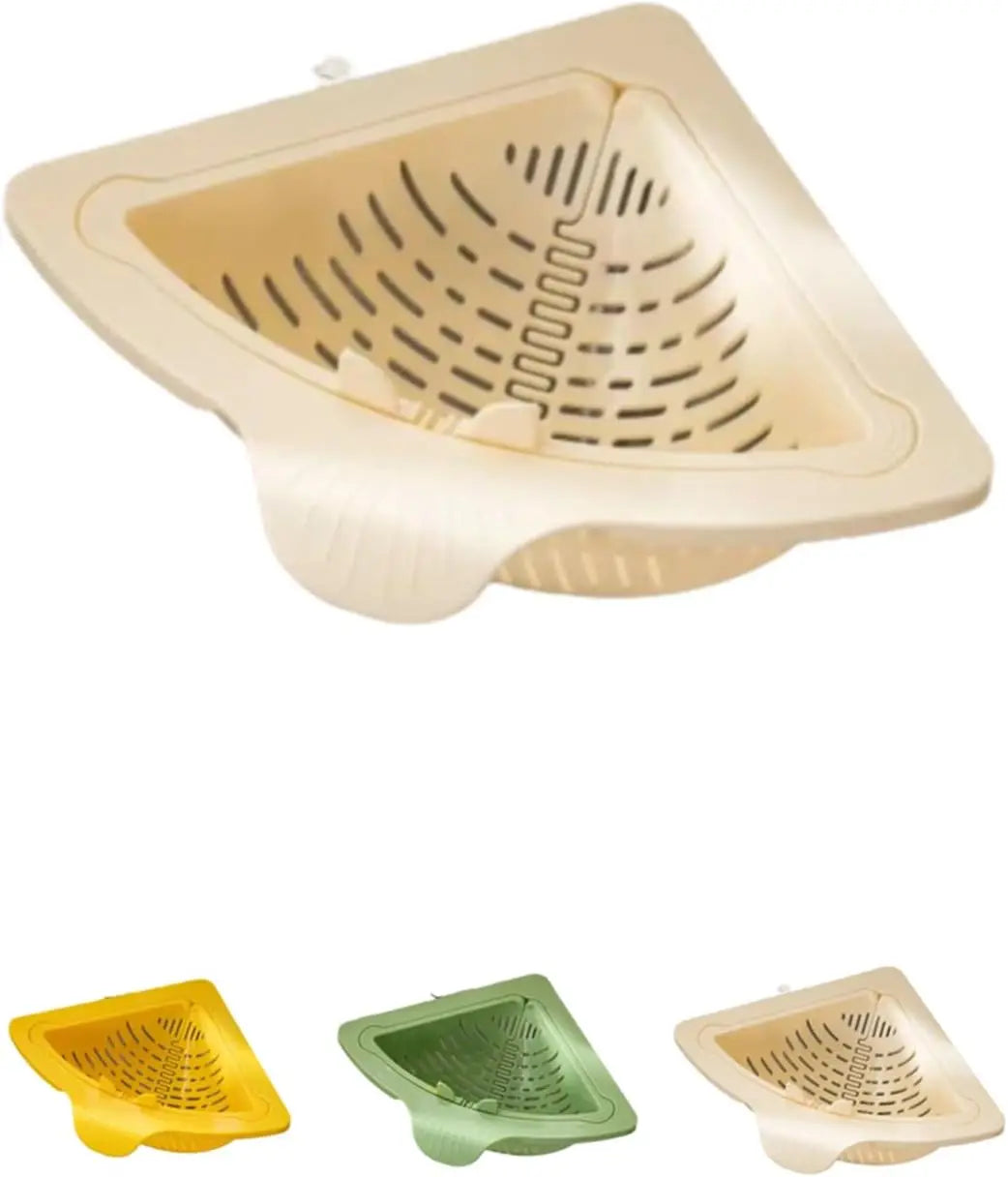 Magnetiese Driehoekige Wasbakdreinmandjie