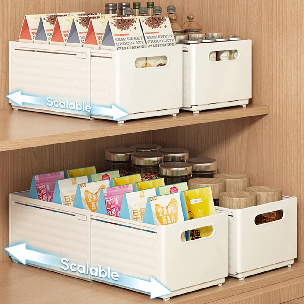 Retractable Kitchen Storage Basket
