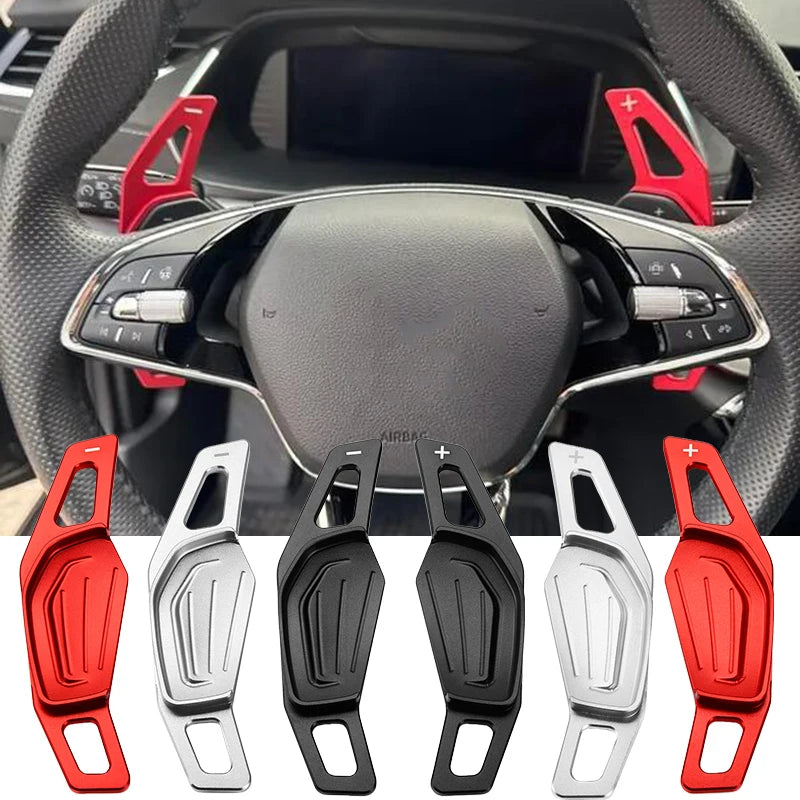 Aluminum Alloy Paddle Shifters for Skoda Octavia MK4 / ENYAQ / Karoq / Kodiaq (Type C)