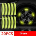 Car Reflective Safety Stickers – Wheel Hub, Door & Rear Warning Tape