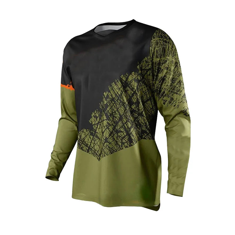 Unisex Long Sleeve Cycling Jersey – Breathable, Quick Dry, 16 Colours