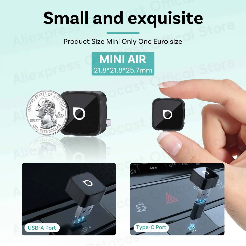 Ottocast Mini Air — 3-in-1 Wireless CarPlay