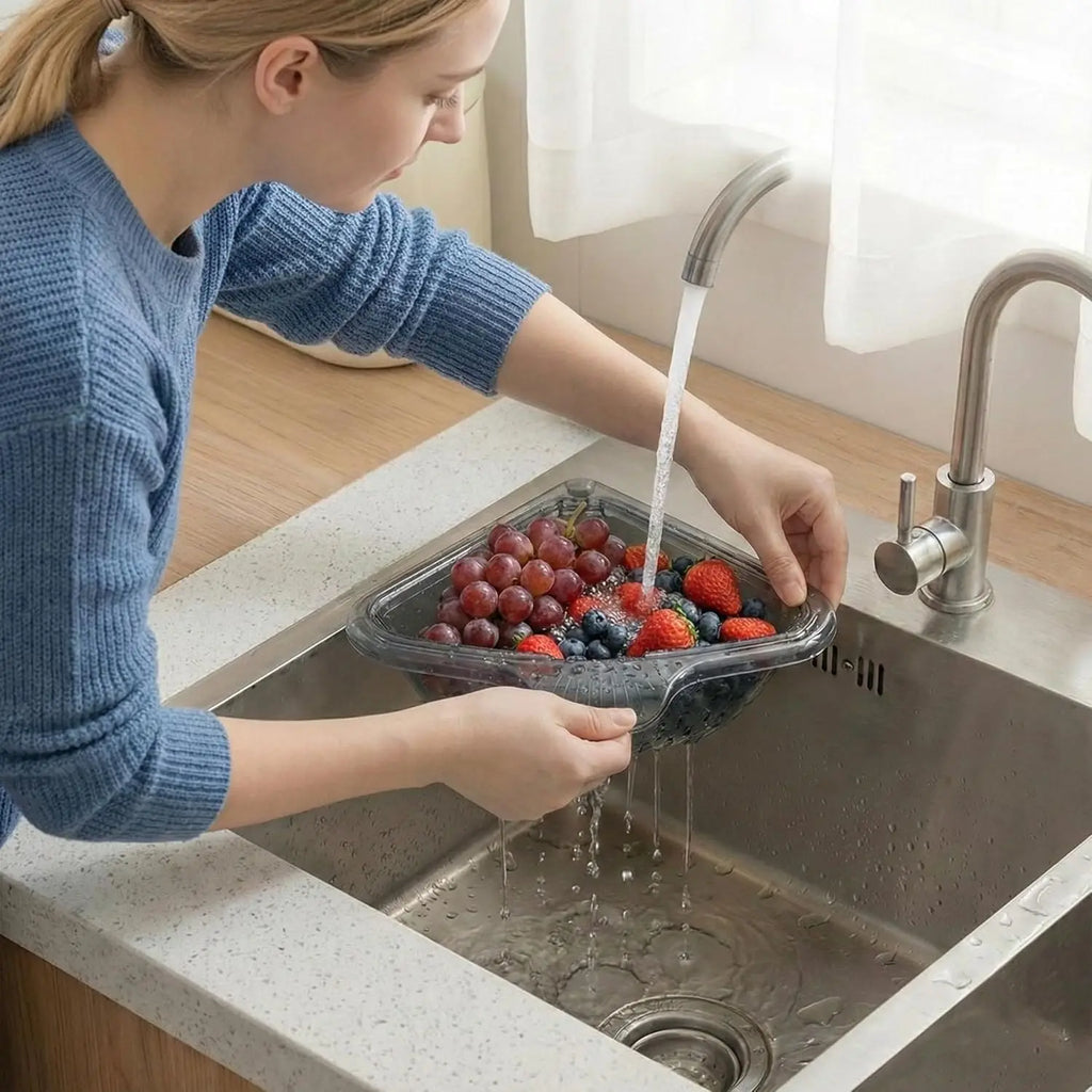 Magnetic Triangular Sink Drain Basket
