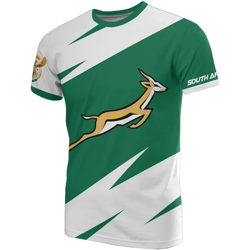 Suid-Afrikaanse Springbok Grafiese T-hemp