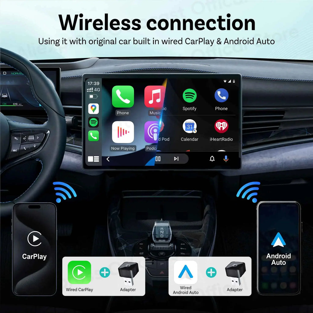 Ottocast Mini Air — 3-in-1 Wireless CarPlay