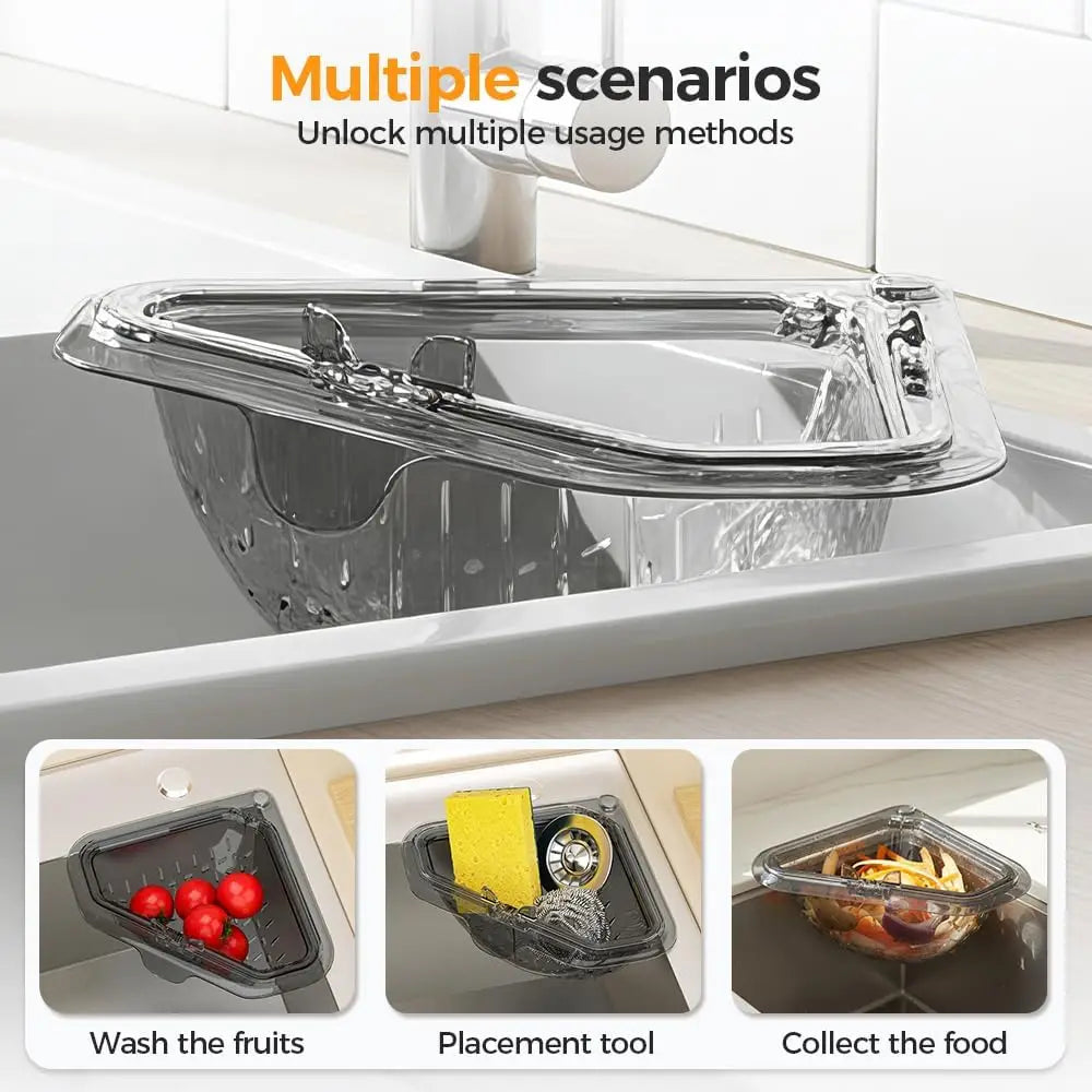 Magnetic Triangular Sink Drain Basket