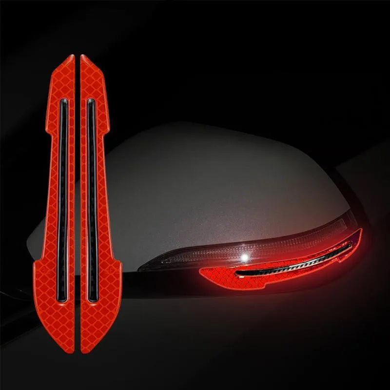 Car Reflective Safety Stickers – Wheel Hub, Door & Rear Warning Tape