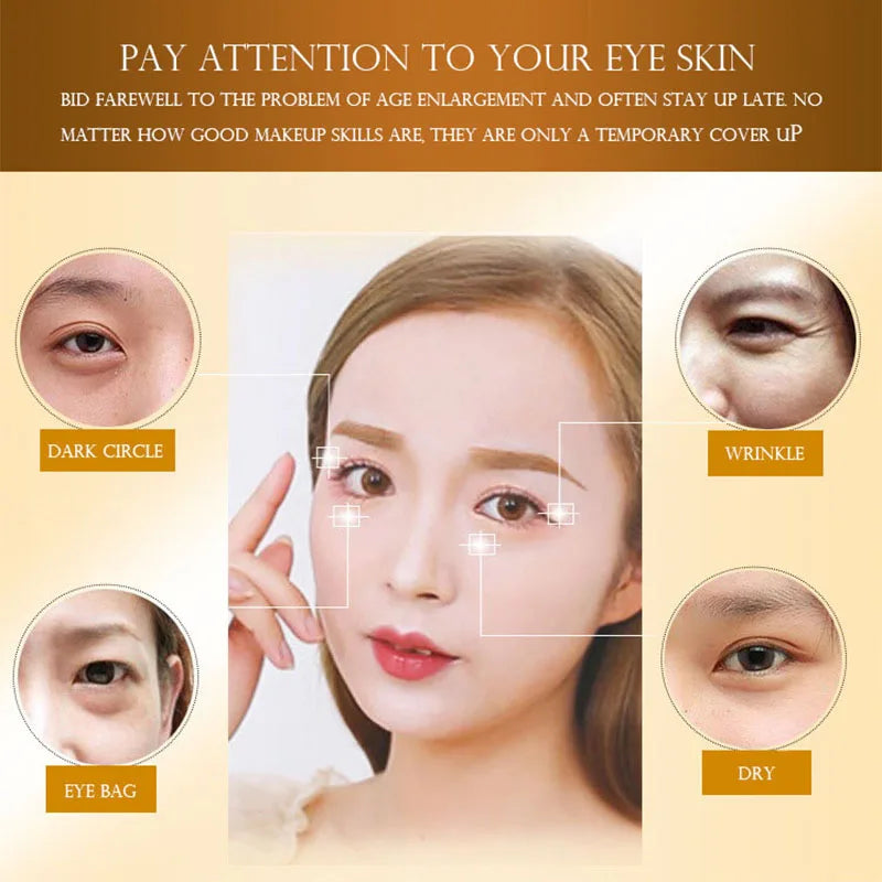 Gold Collagen Eye Masks – 100 Pieces (50 Pairs) Anti-Ageing & Moisturising
