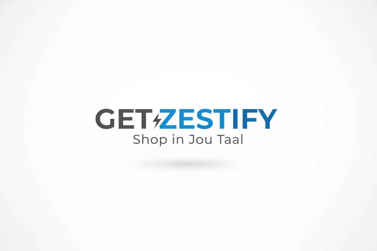 GET ZESTIFY Logo - Blou